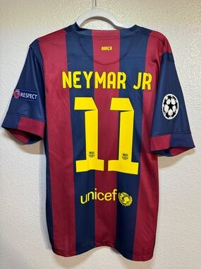 Barcelona 2015 Neymar UCL final jersey